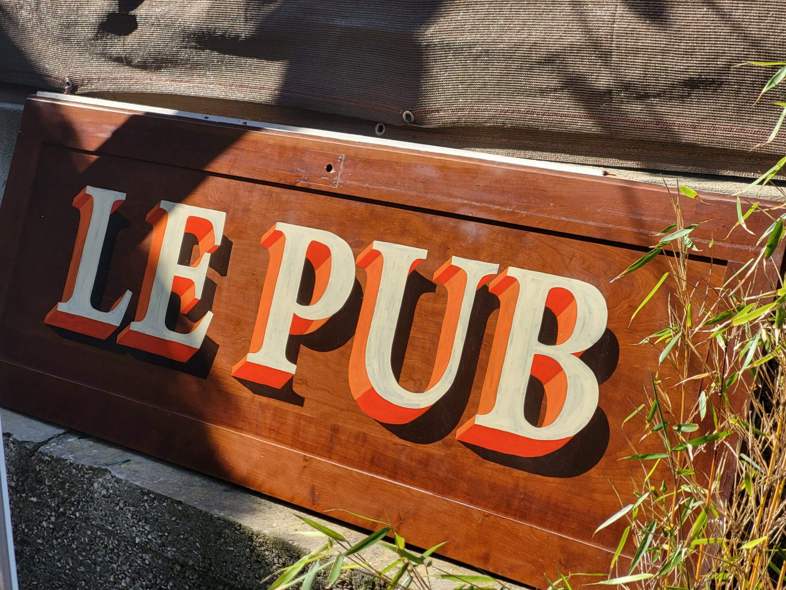 panneau sur bois peint à la main