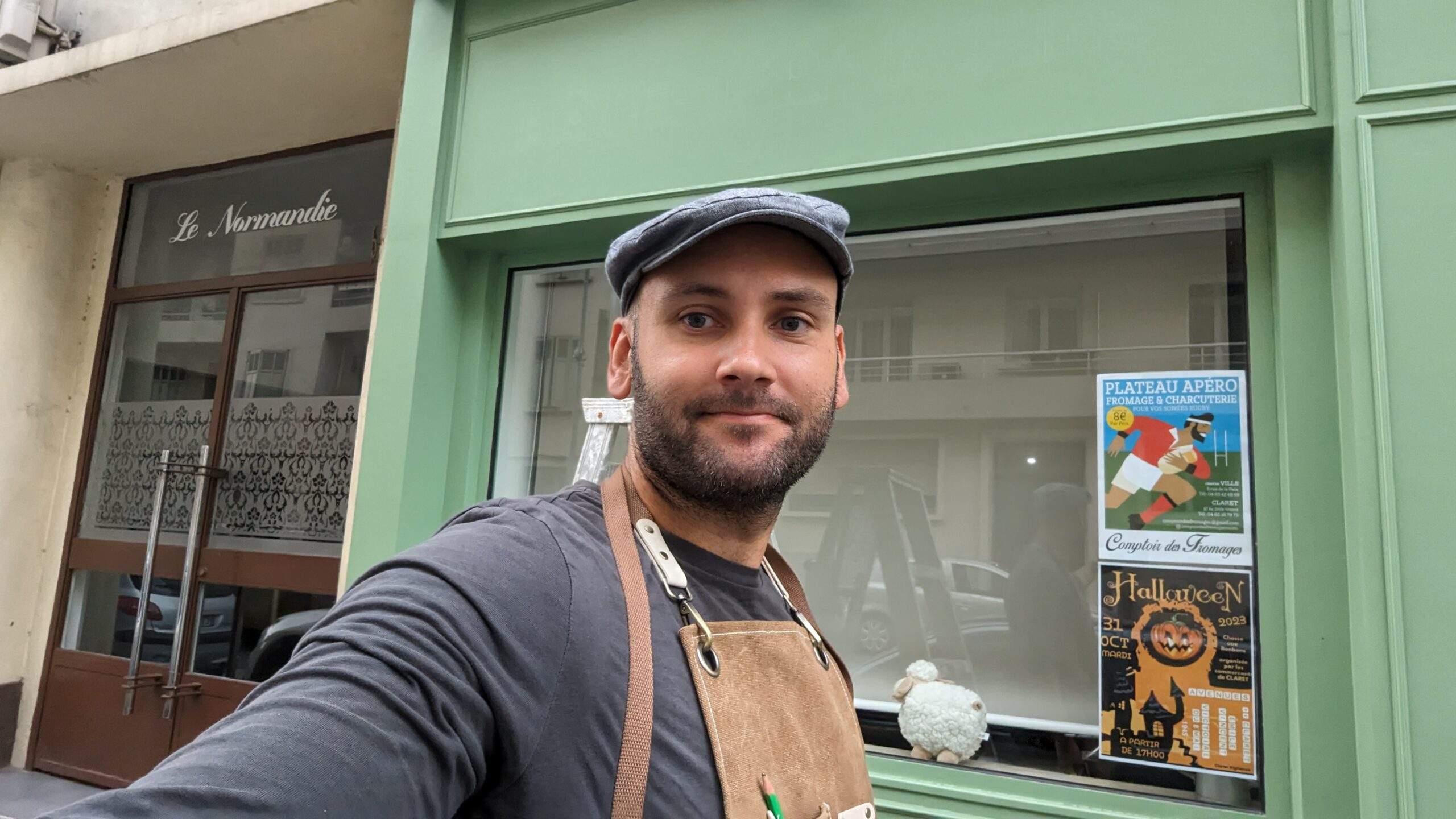 guilhem, peintre en lettre de studio posido